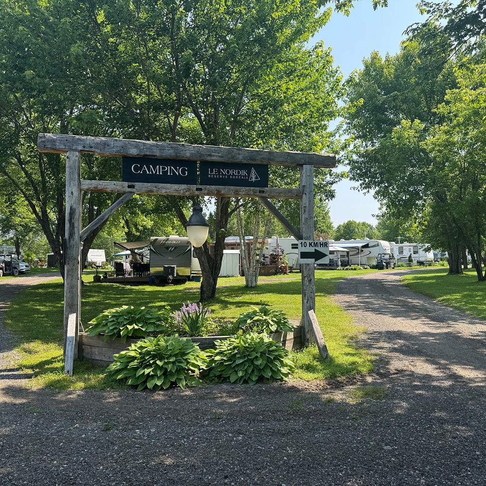 Le Camping du Nordik Réserve Boréale à Bégin